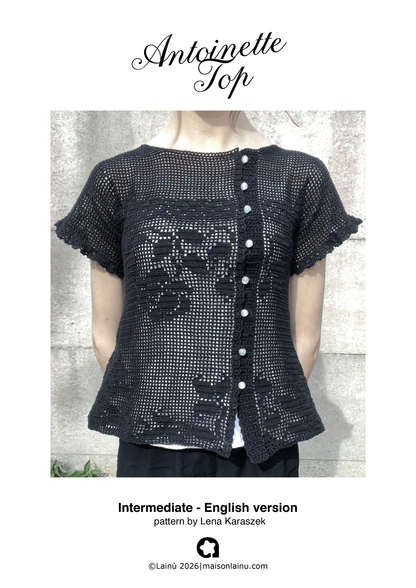 Antoinette Top Pattern - English Version