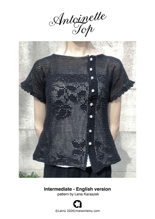 Antoinette Top Pattern - English Version