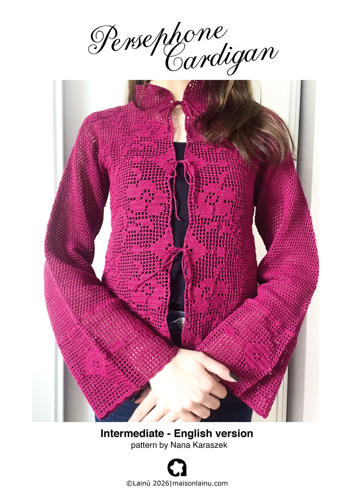 Persephone Cardigan crochet pattern