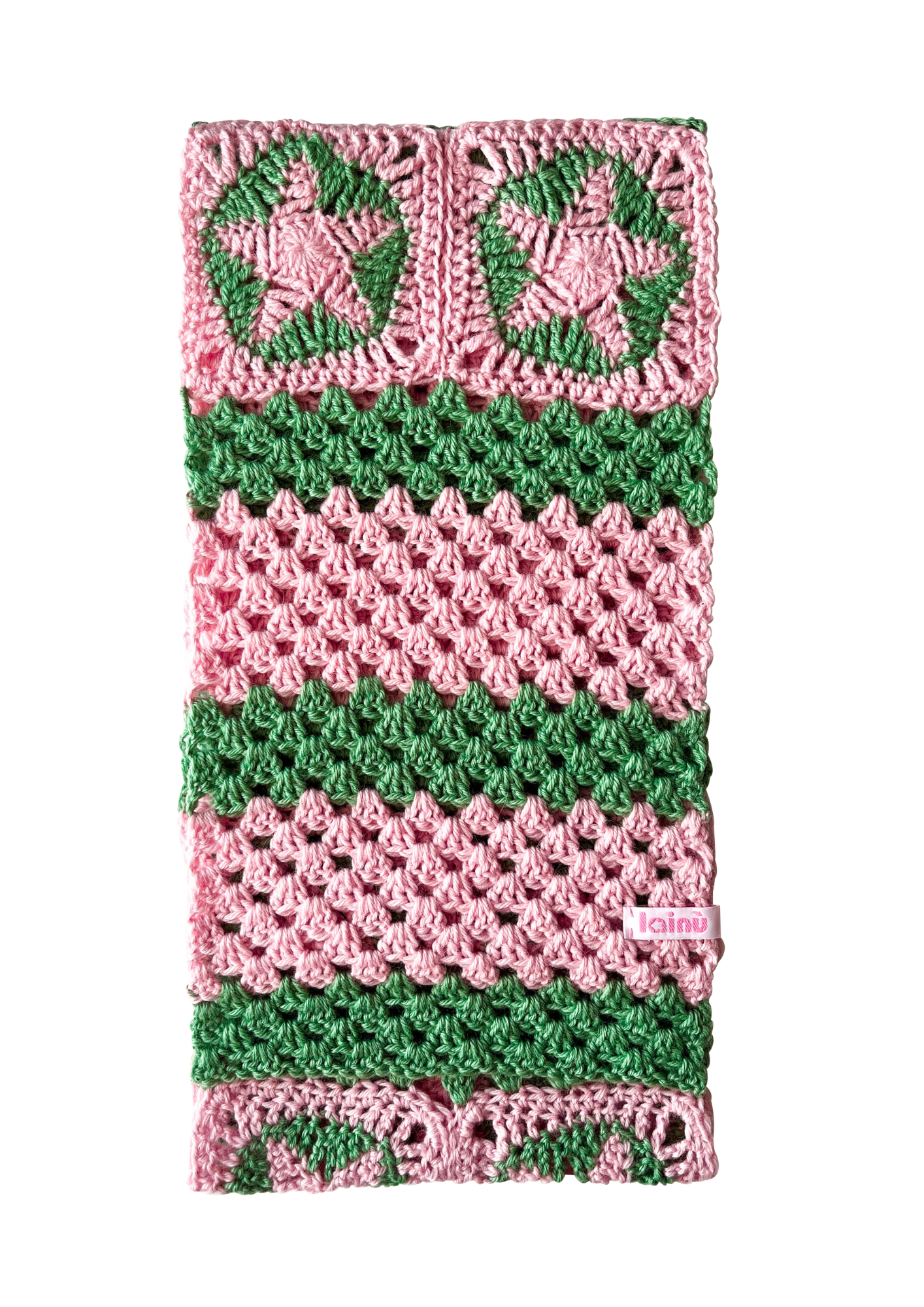 Écharpe en crochet étoiles