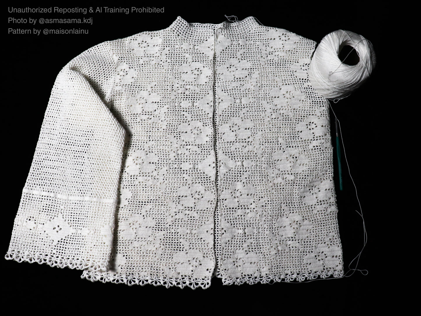 Persephone Cardigan crochet pattern