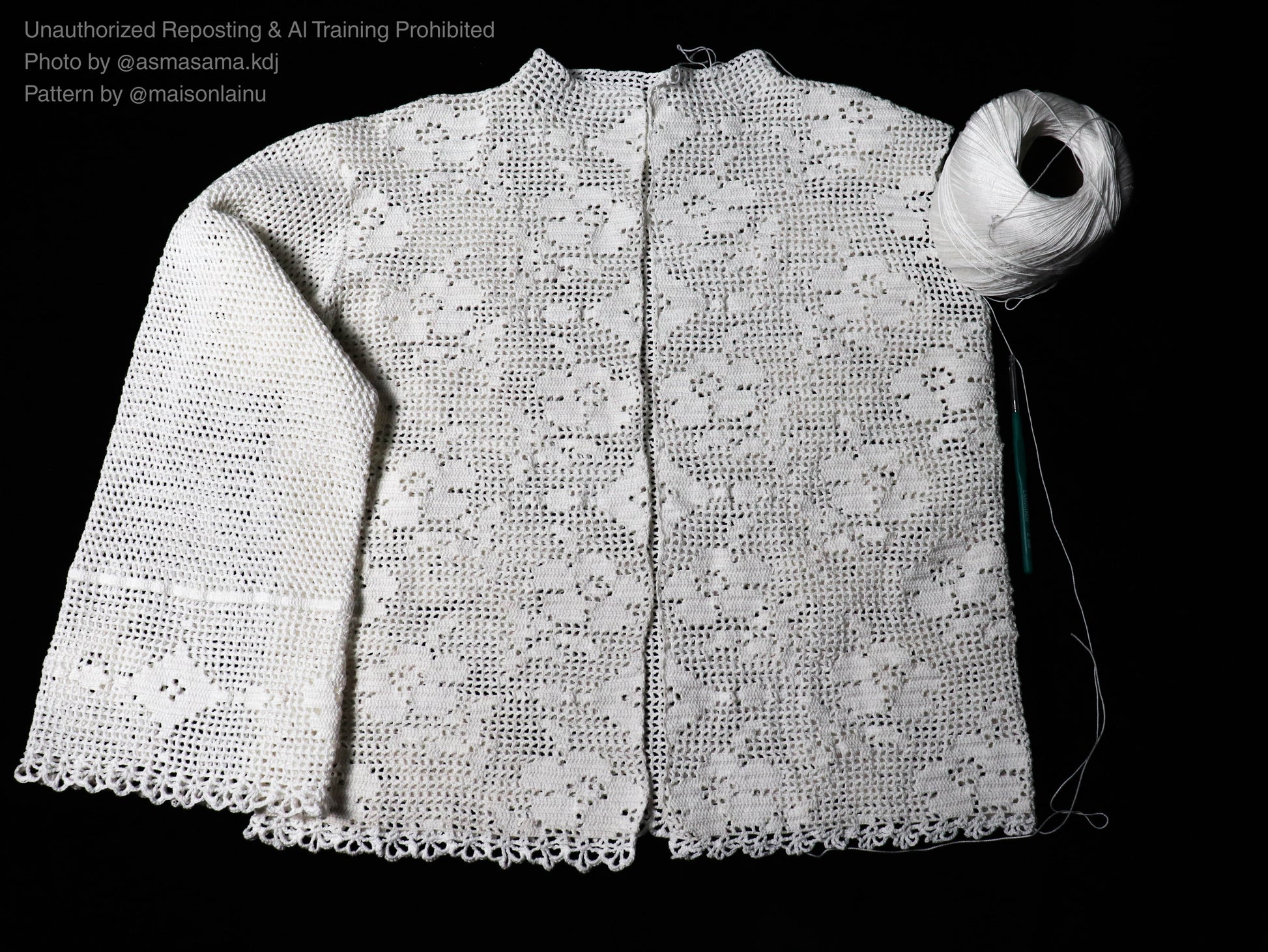 Persephone Cardigan crochet pattern